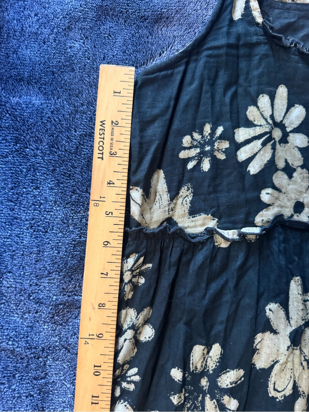 NATURAL LIFE Black Maxi Dress with Cream Floral Print - Picture 8 of 8